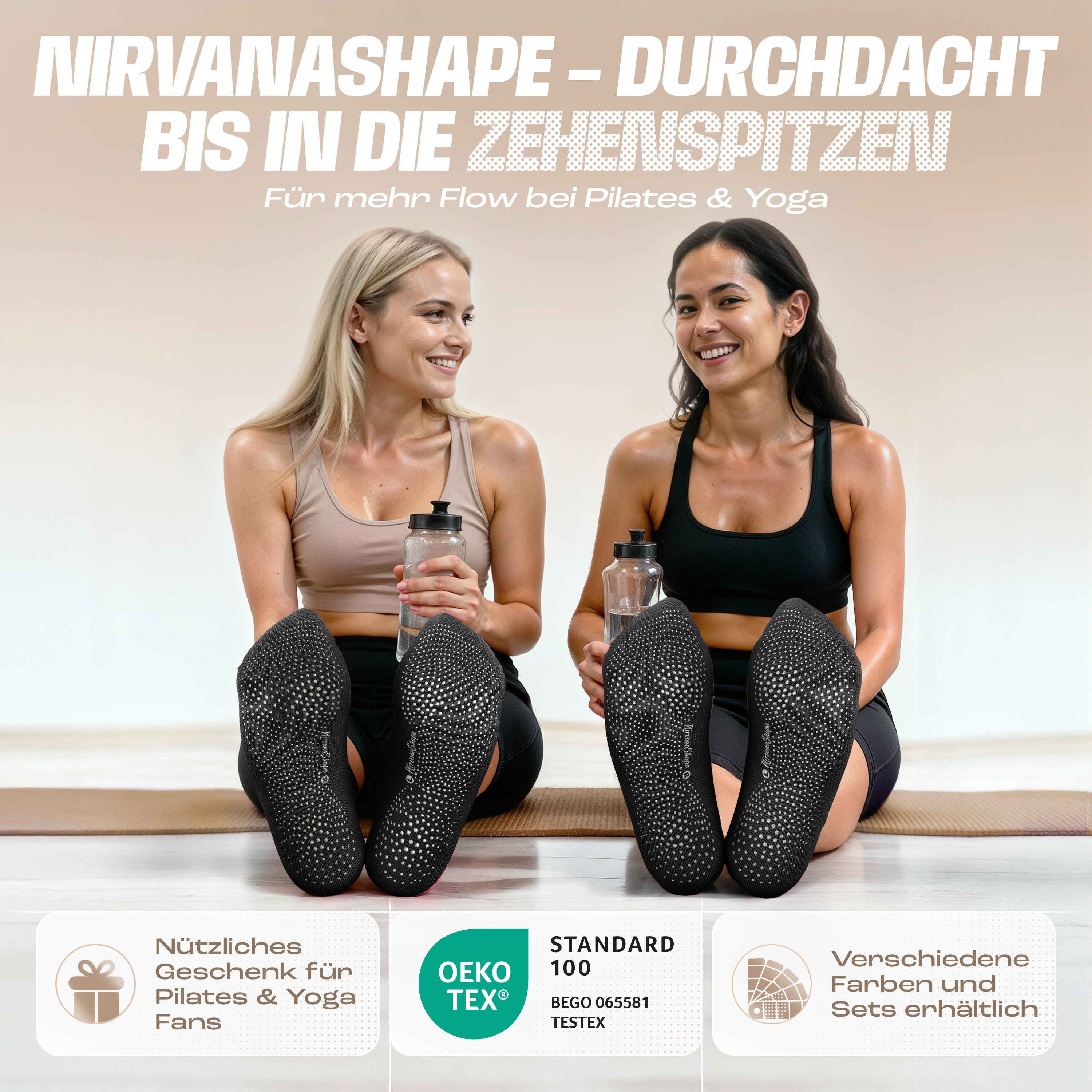 Yoga Socken Schwarz #farbe_schwarz