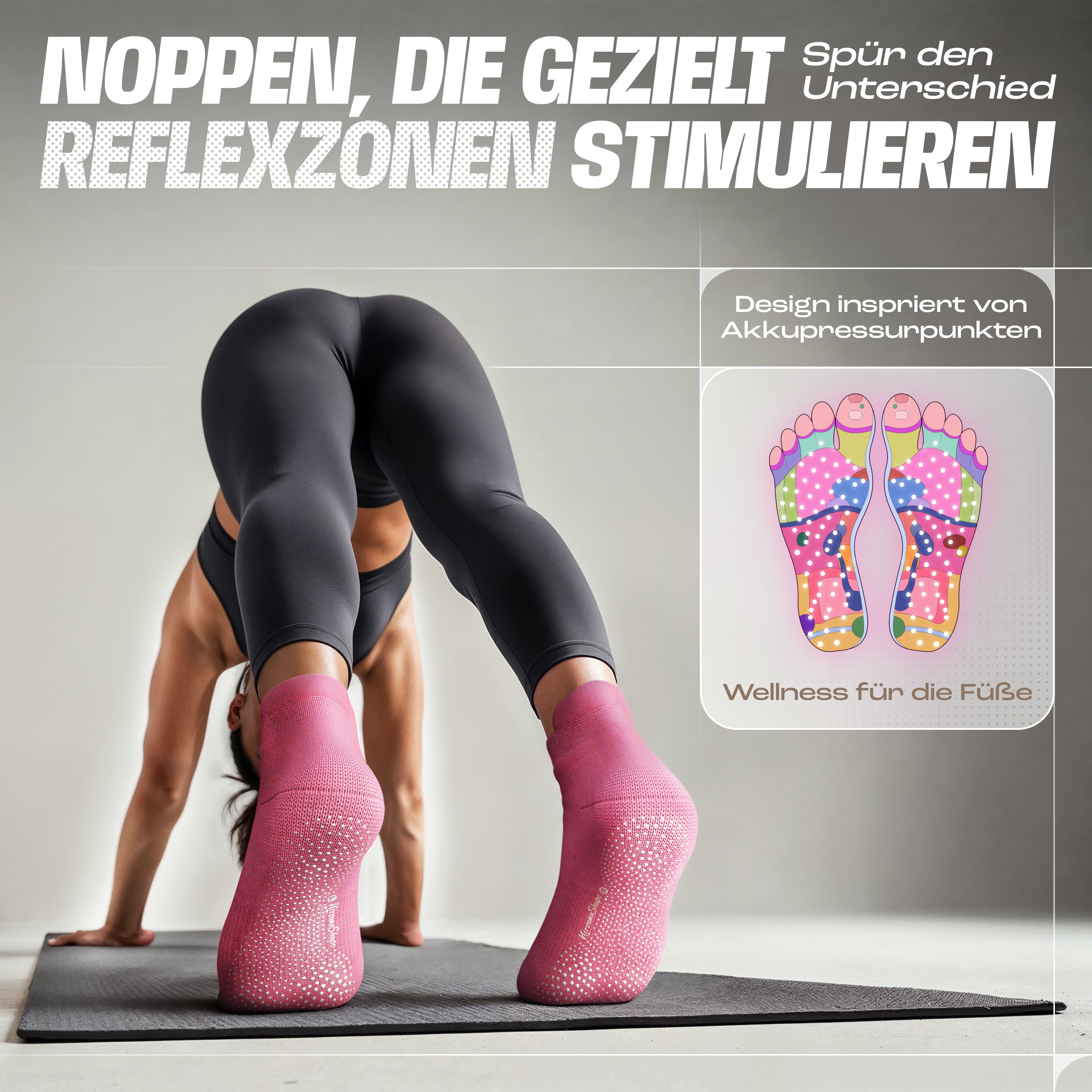 Yoga Socken Rosa #farbe_rosa