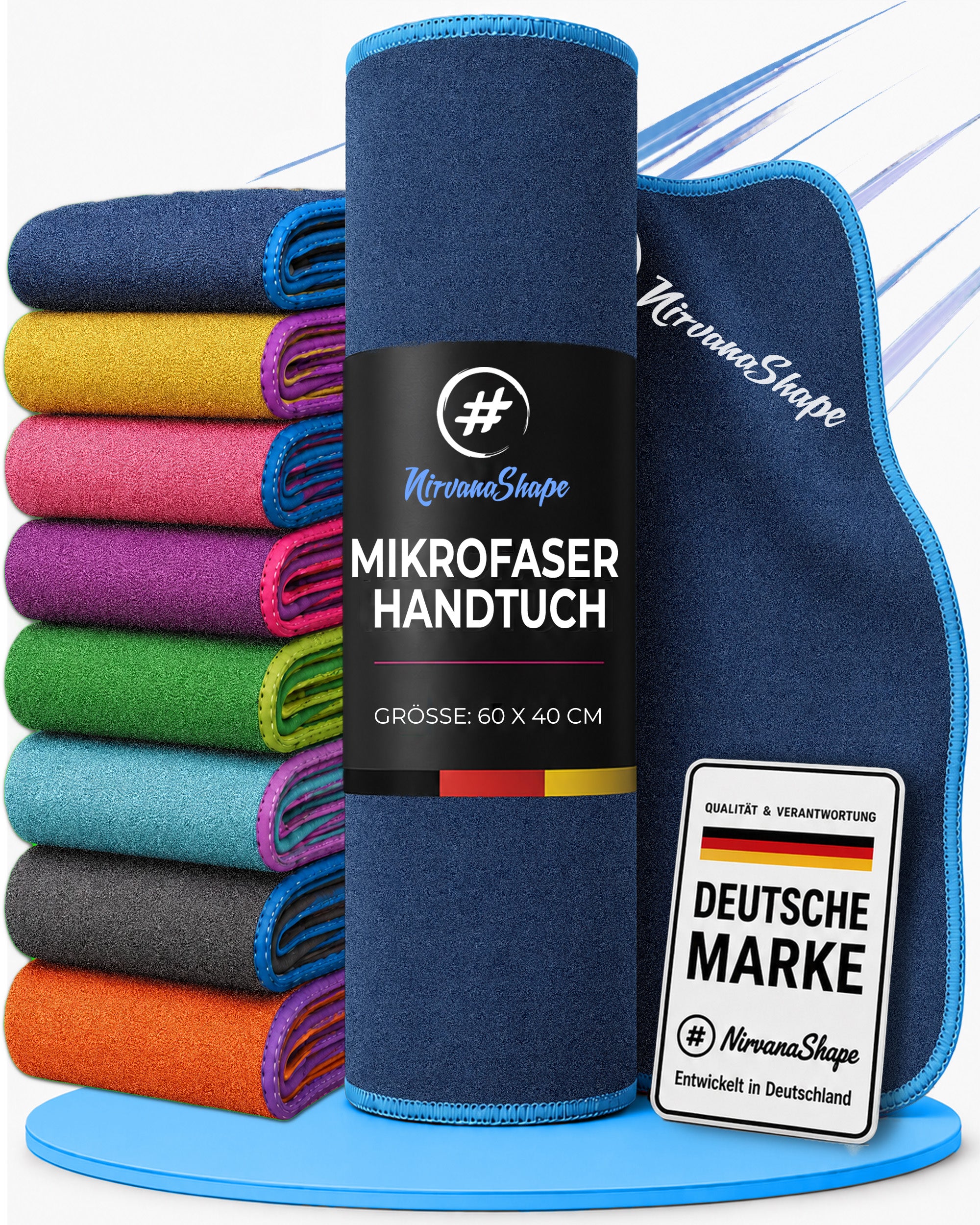 Ultraleichte und schnelltrocknende Mikrofaser Handtücher