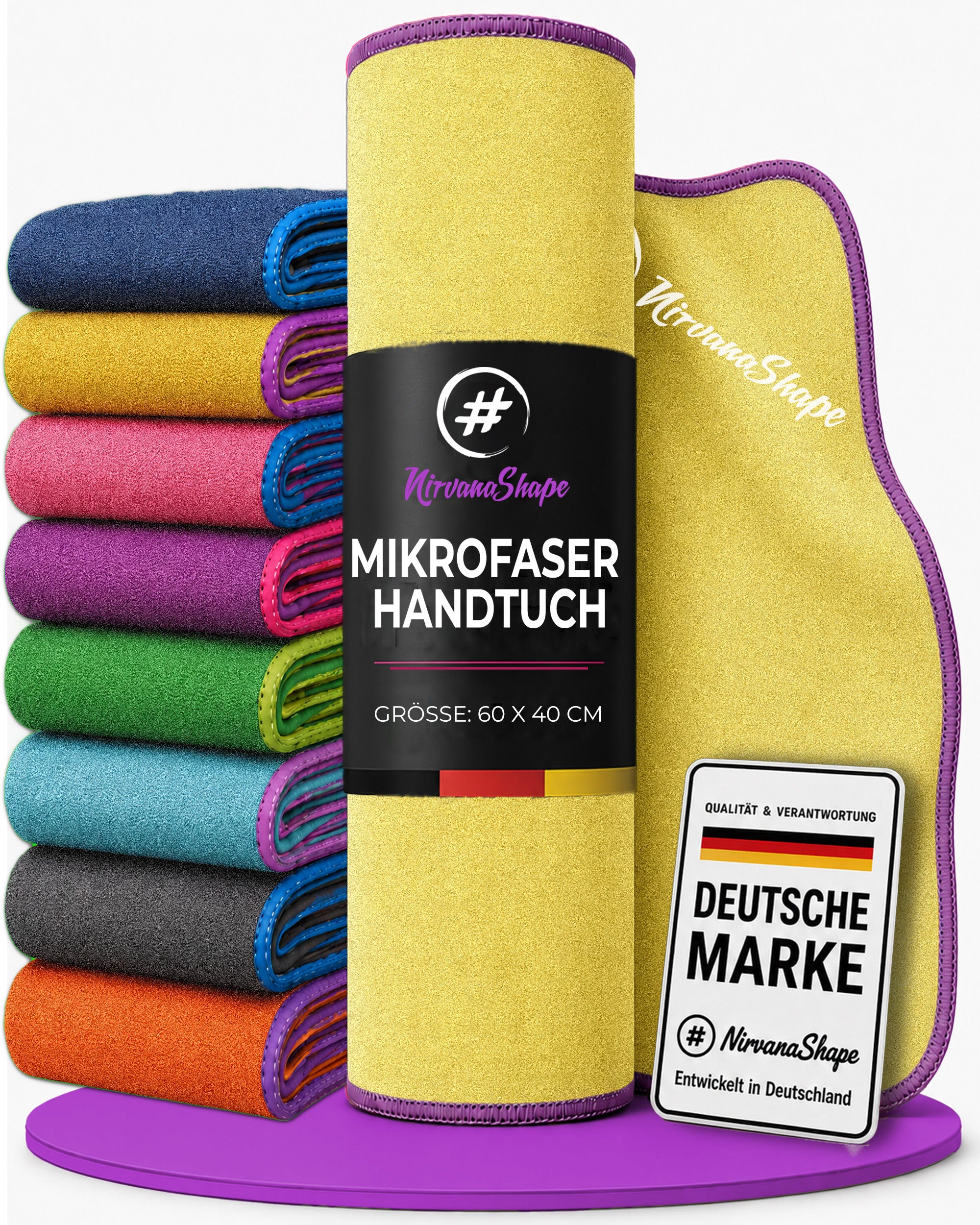 Ultraleichte und schnelltrocknende Mikrofaser Handtücher