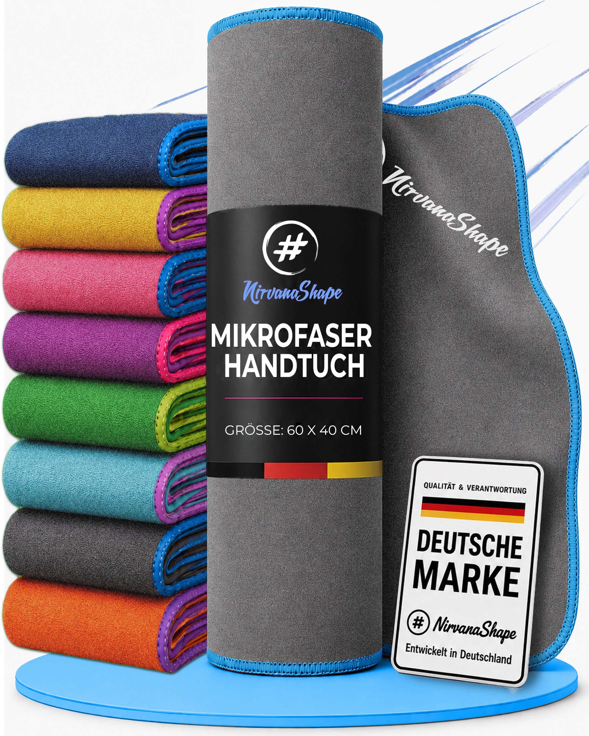 Ultraleichte und schnelltrocknende Mikrofaser Handtücher