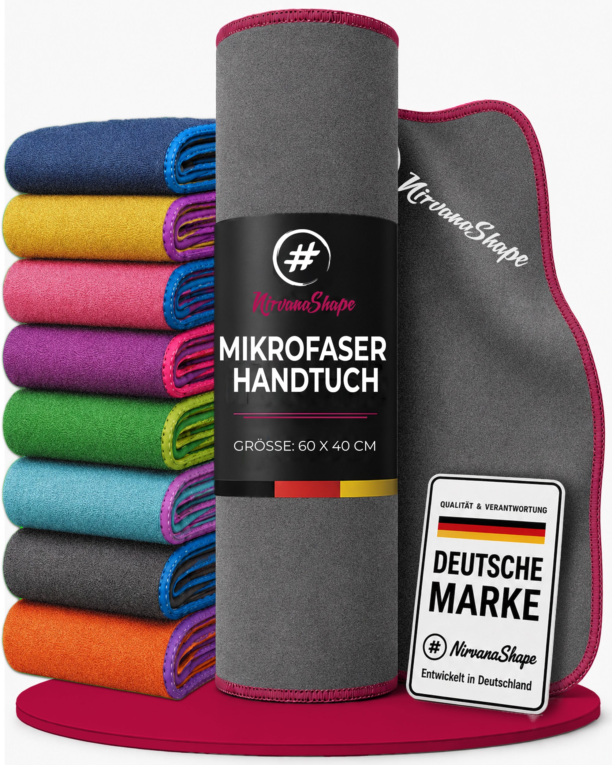 Ultraleichte und schnelltrocknende Mikrofaser Handtücher