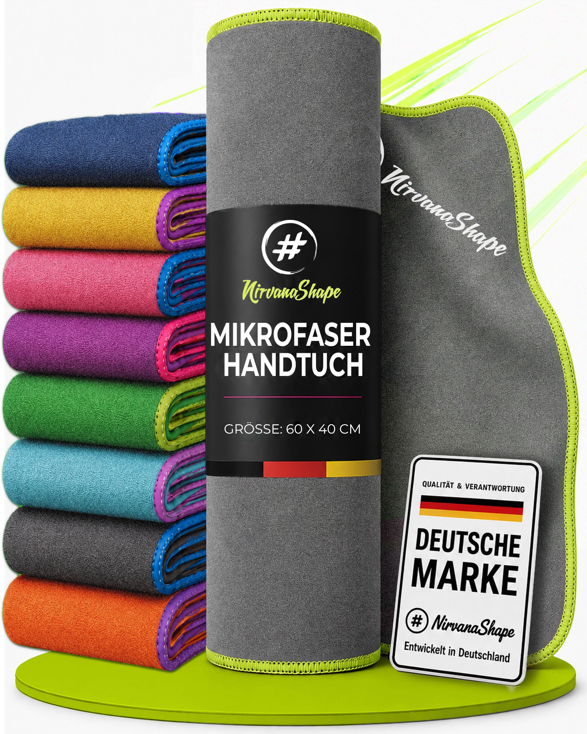 Ultraleichte und schnelltrocknende Mikrofaser Handtücher