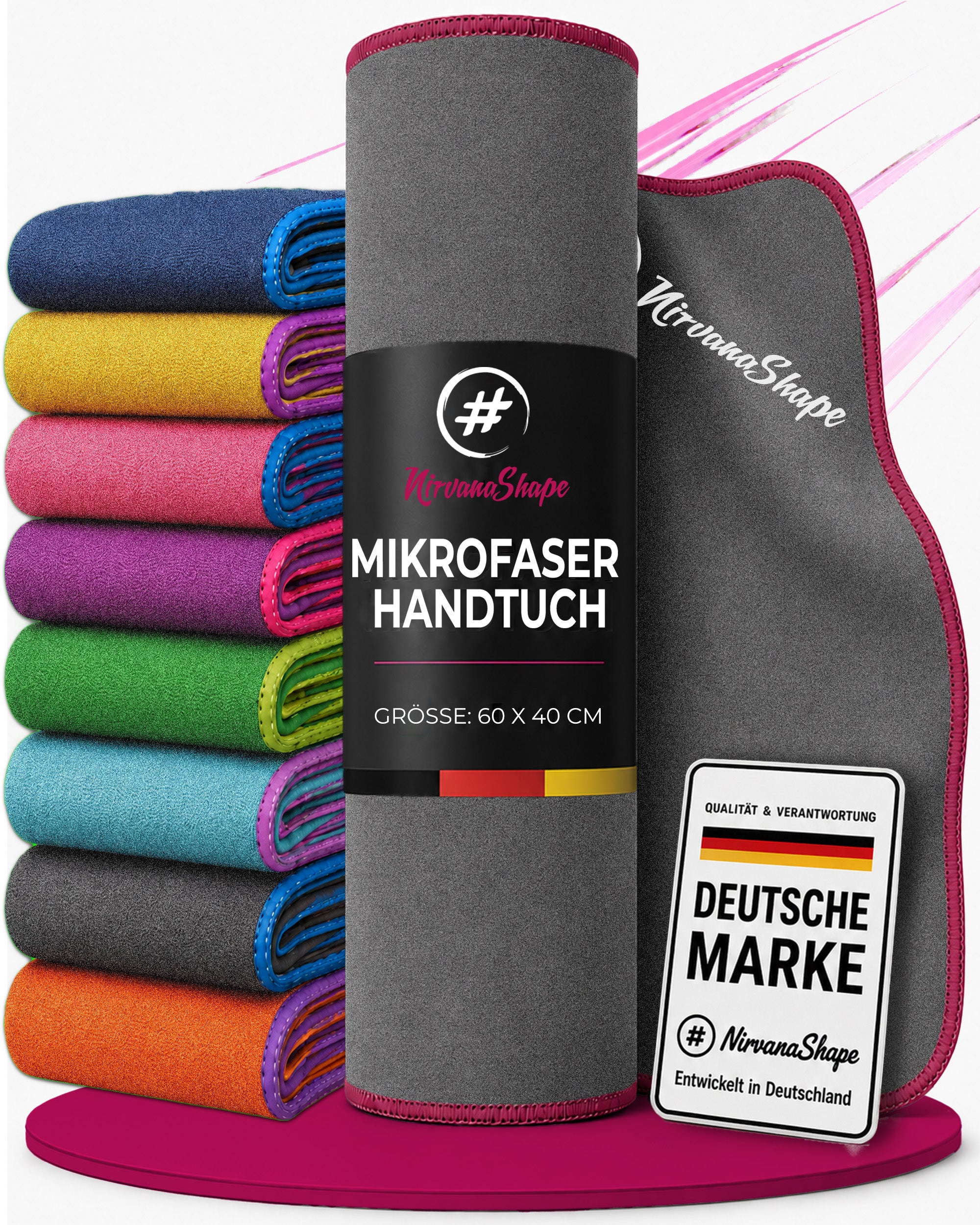 Ultraleichte und schnelltrocknende Mikrofaser Handtücher