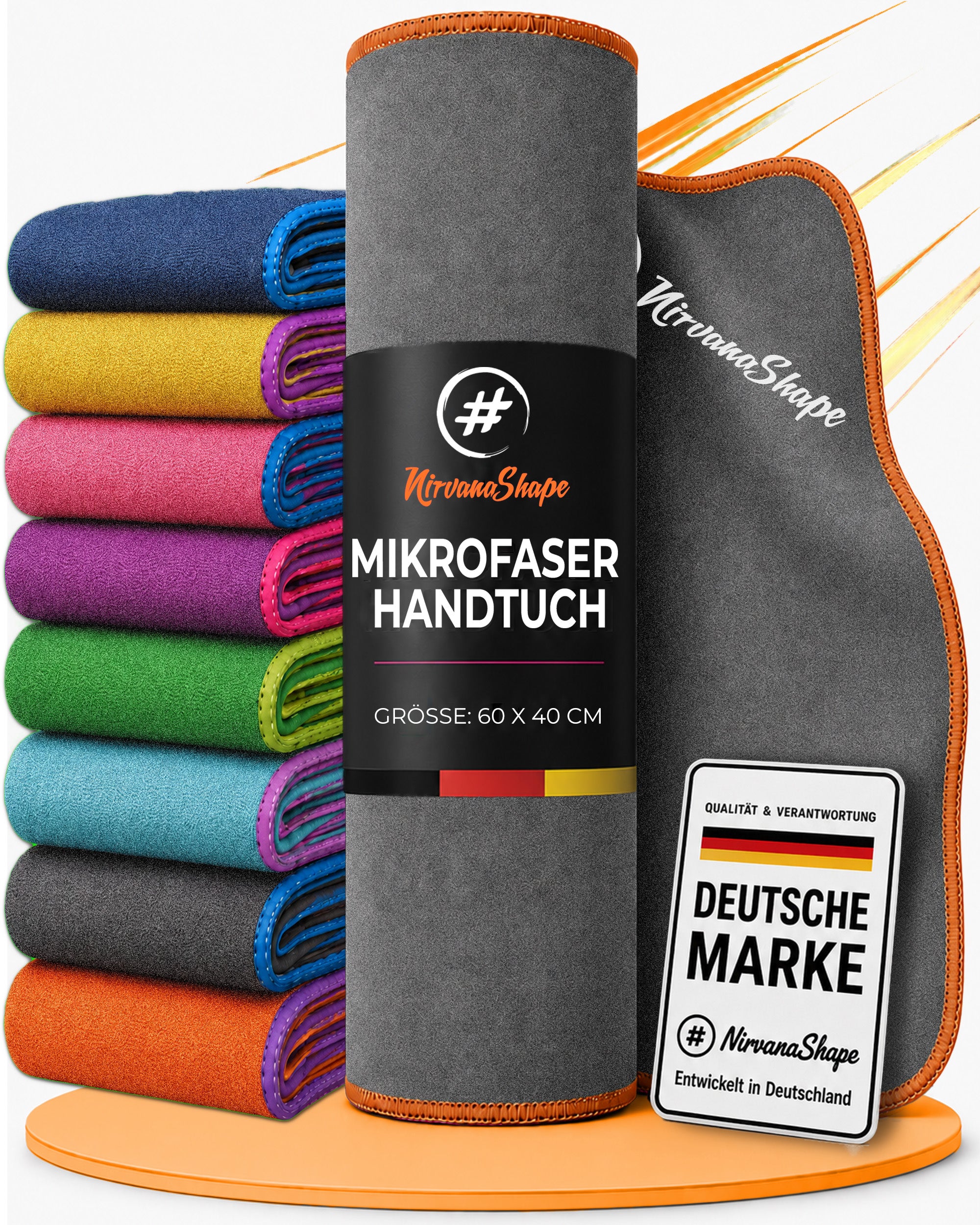 Ultraleichte und schnelltrocknende Mikrofaser Handtücher