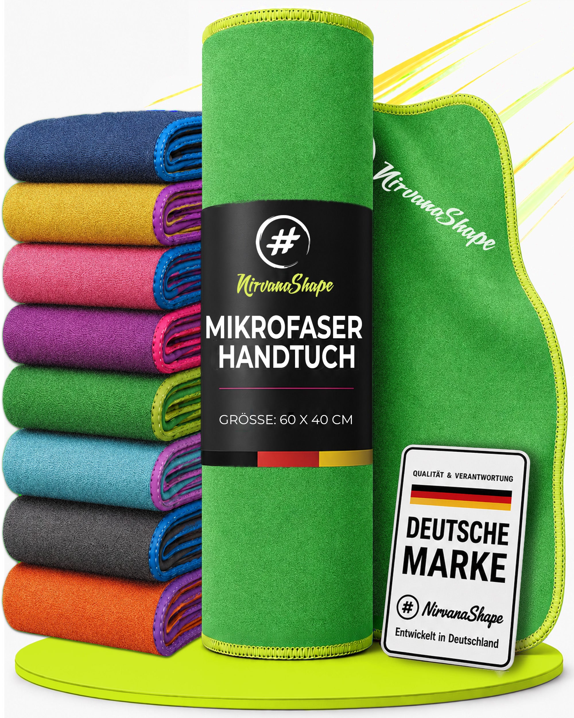 Ultraleichte und schnelltrocknende Mikrofaser Handtücher