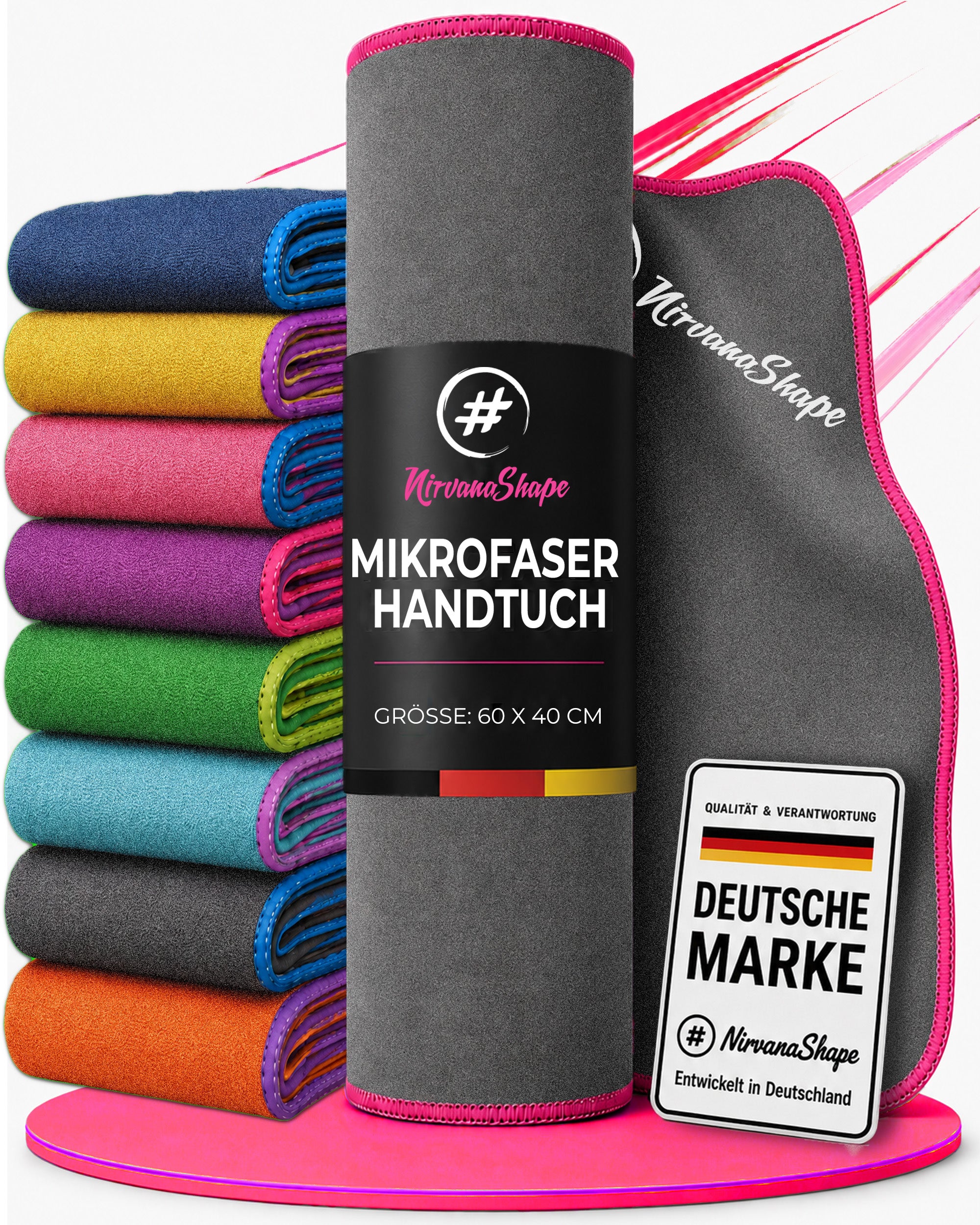 Ultraleichte und schnelltrocknende Mikrofaser Handtücher