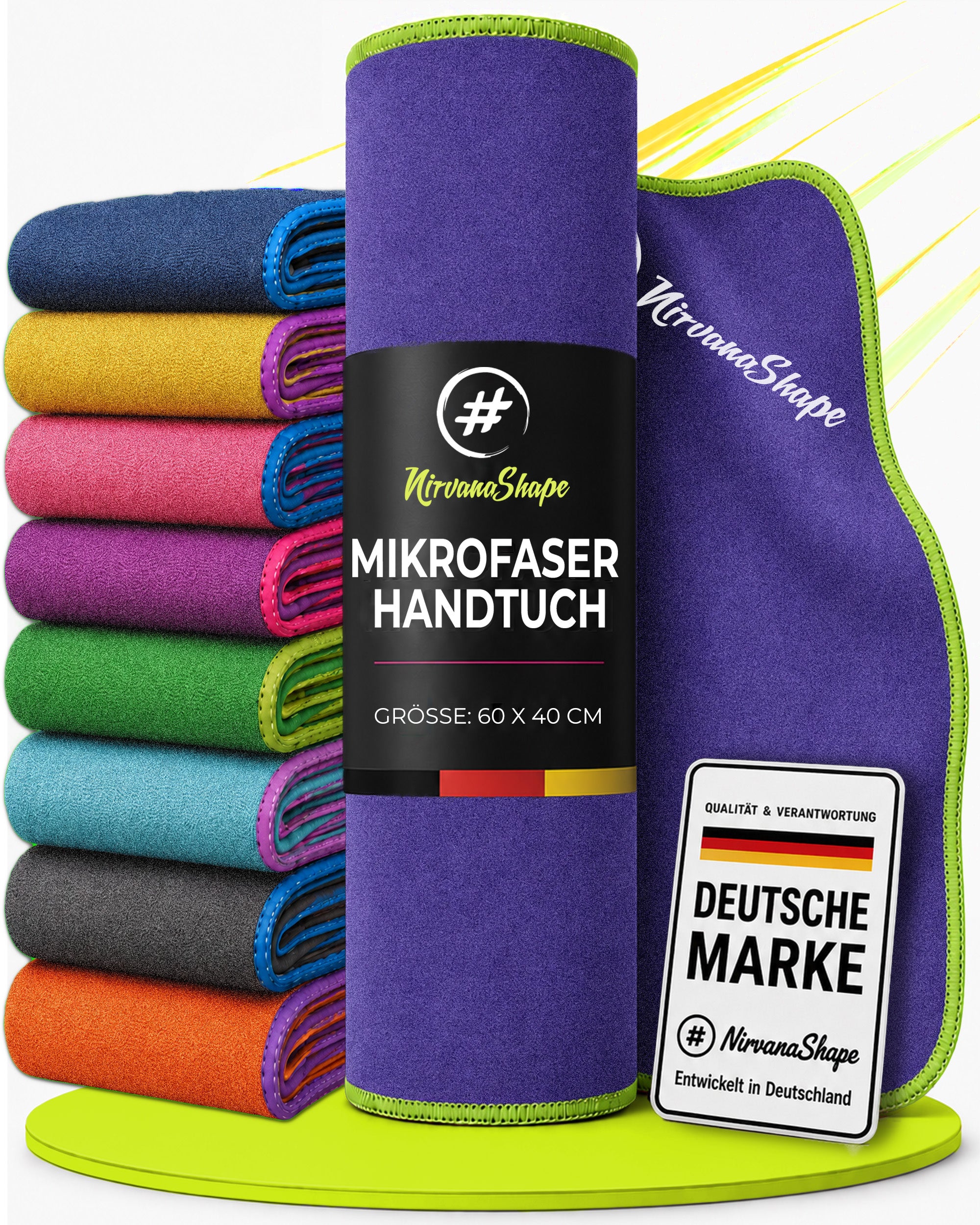Ultraleichte und schnelltrocknende Mikrofaser Handtücher
