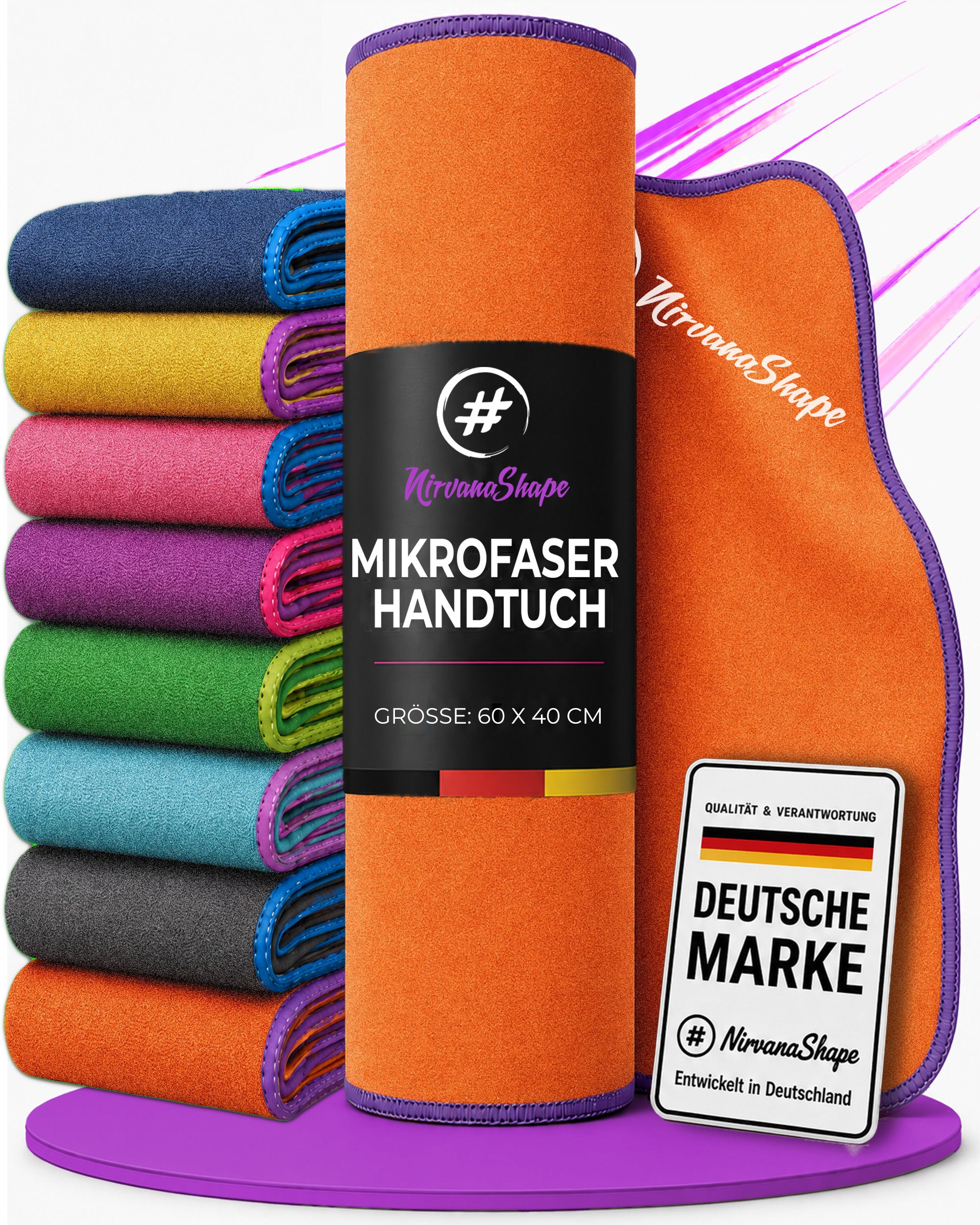 Ultraleichte und schnelltrocknende Mikrofaser Handtücher