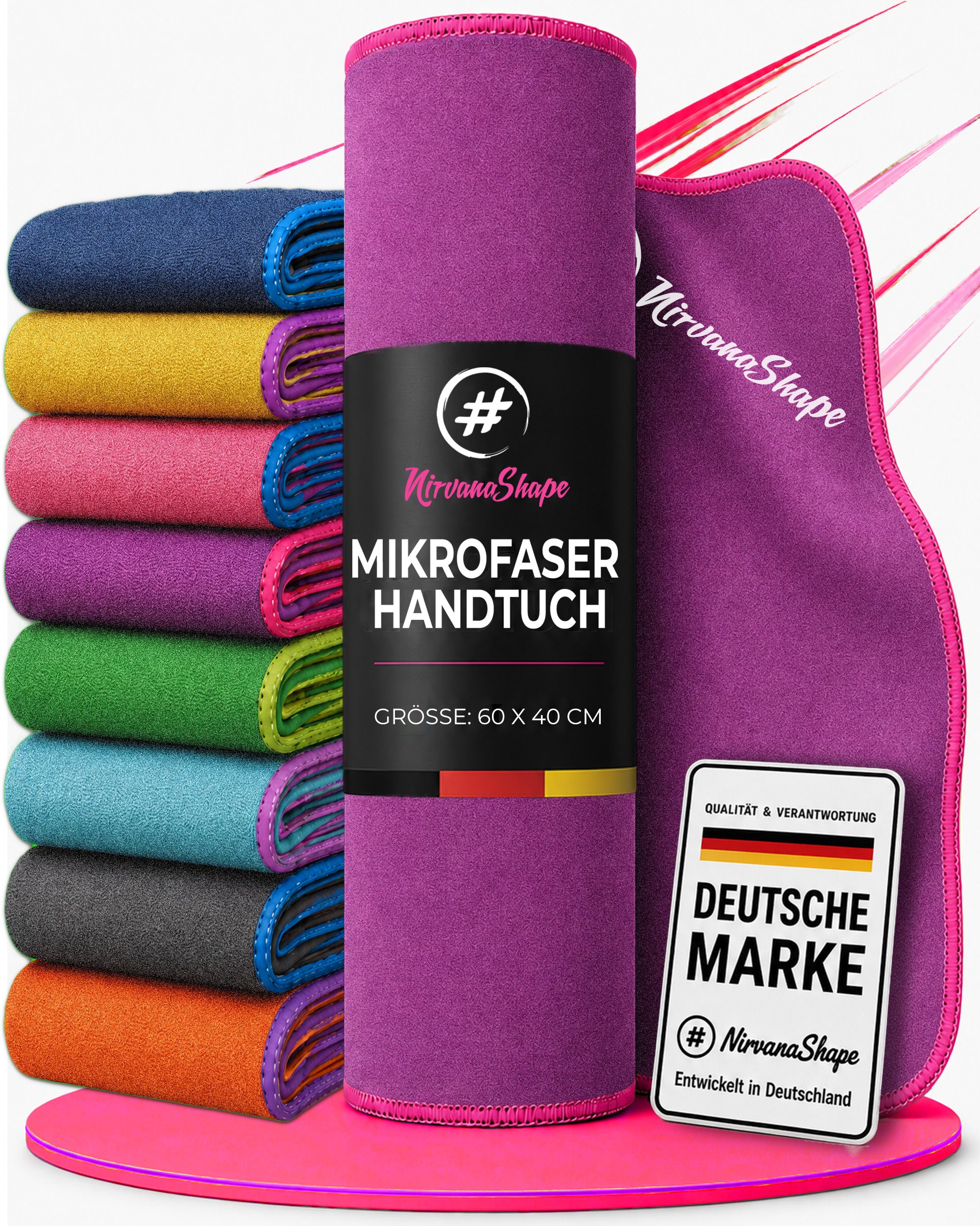 Ultraleichte und schnelltrocknende Mikrofaser Handtücher