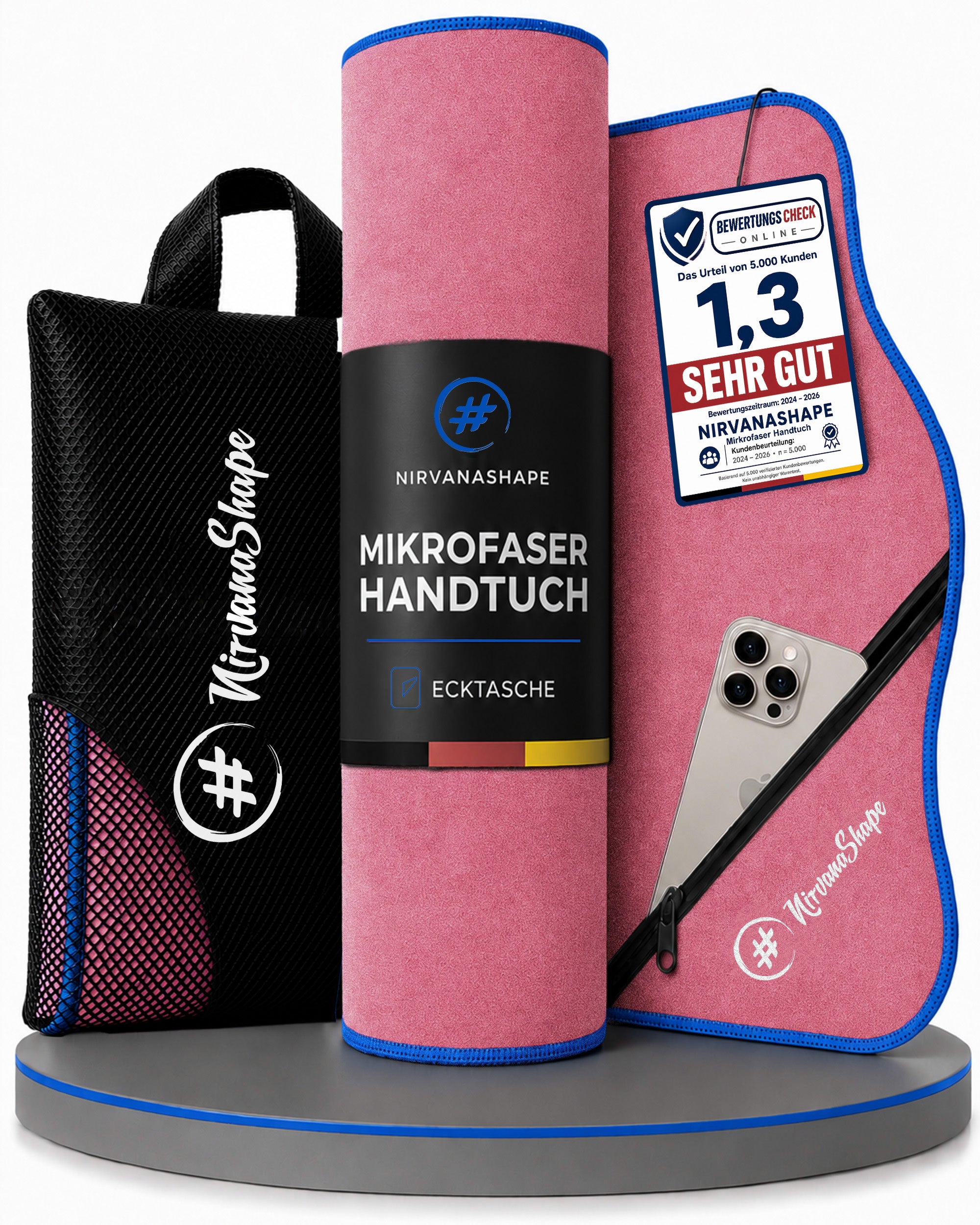 Ultraleichte und schnelltrocknende Mikrofaser Handtücher