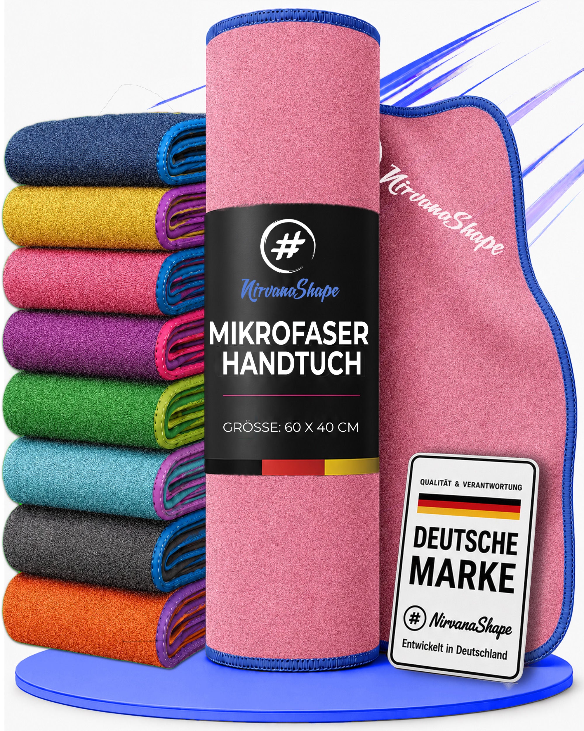 Ultraleichte und schnelltrocknende Mikrofaser Handtücher