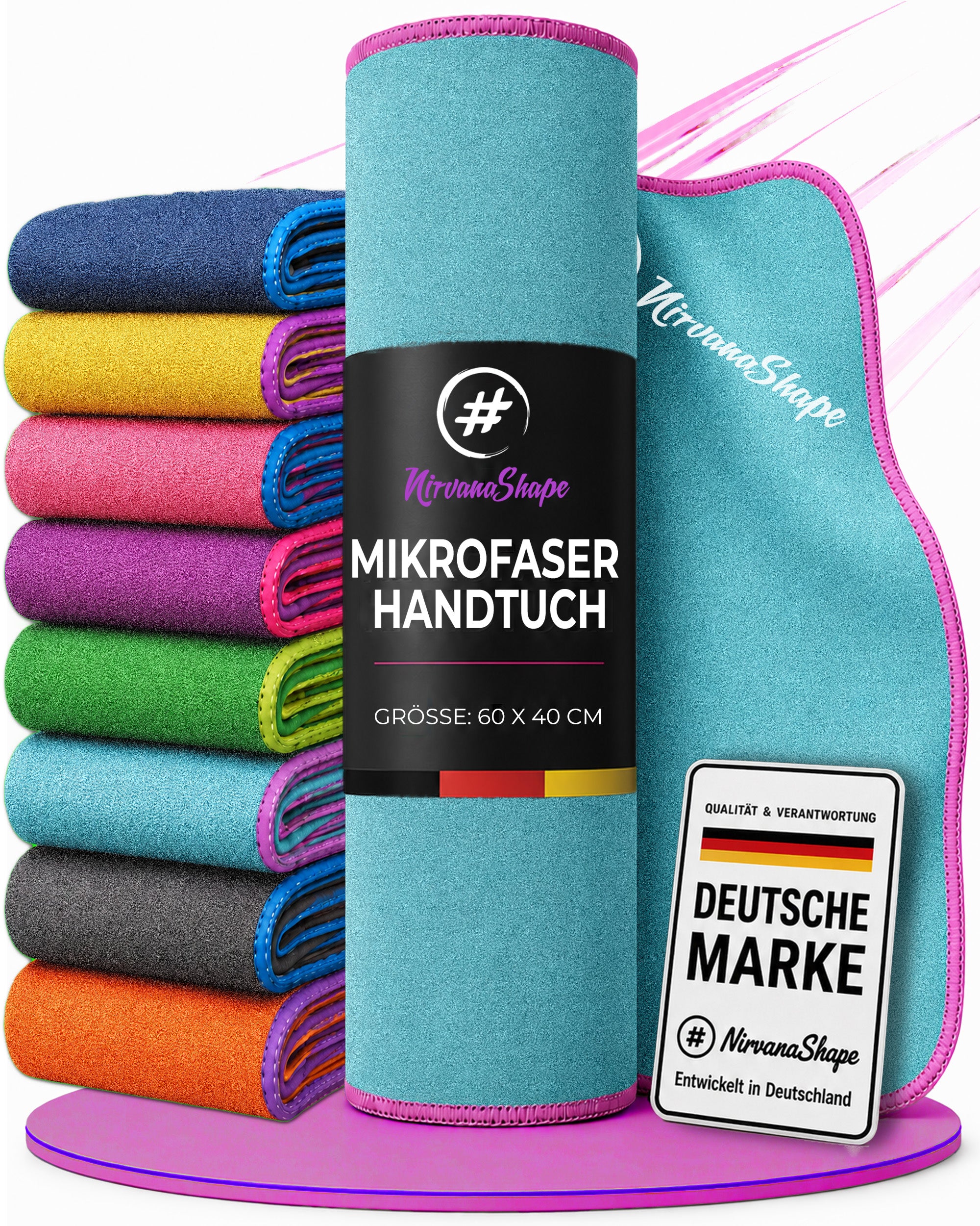 Ultraleichte und schnelltrocknende Mikrofaser Handtücher