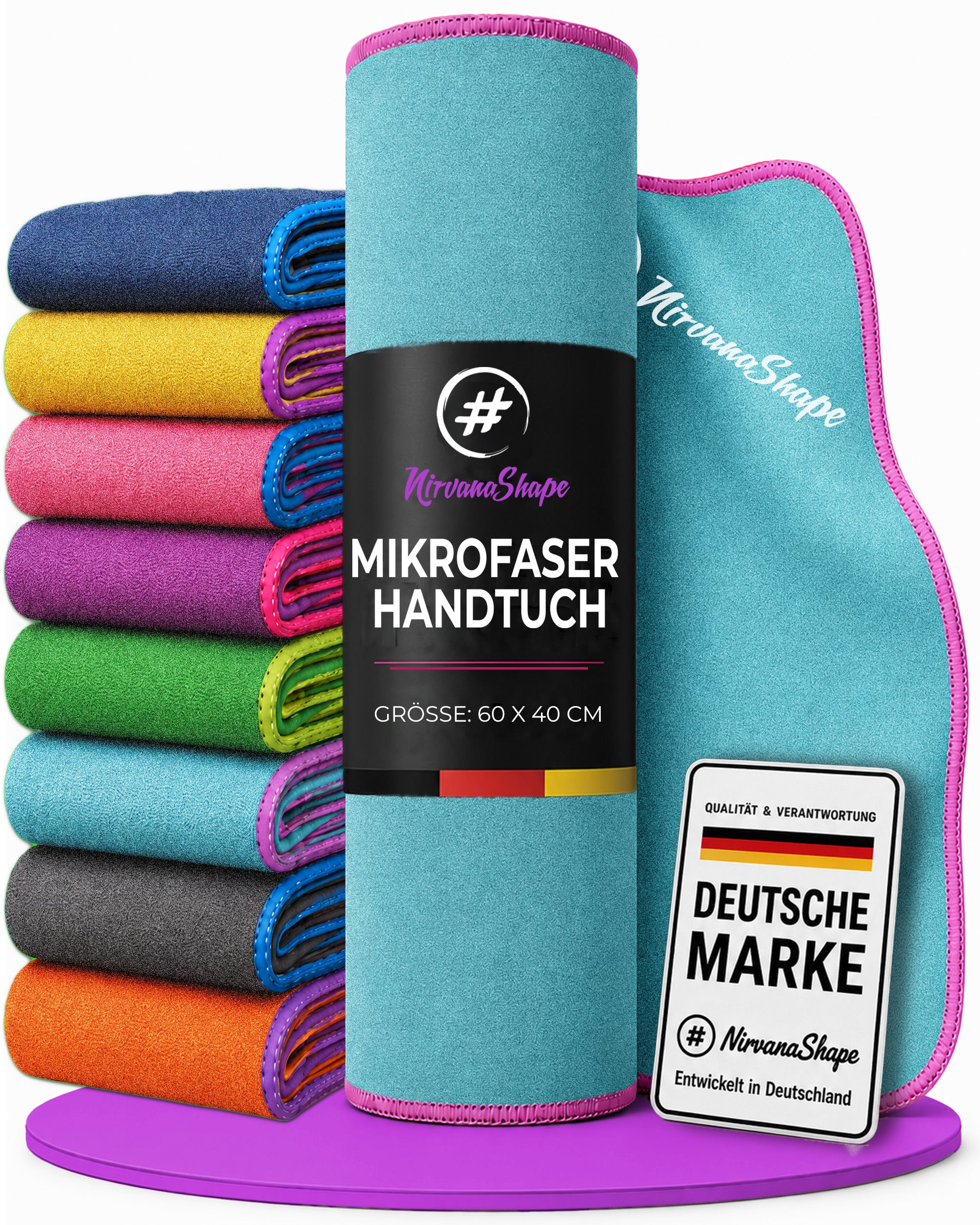 Ultraleichte und schnelltrocknende Mikrofaser Handtücher